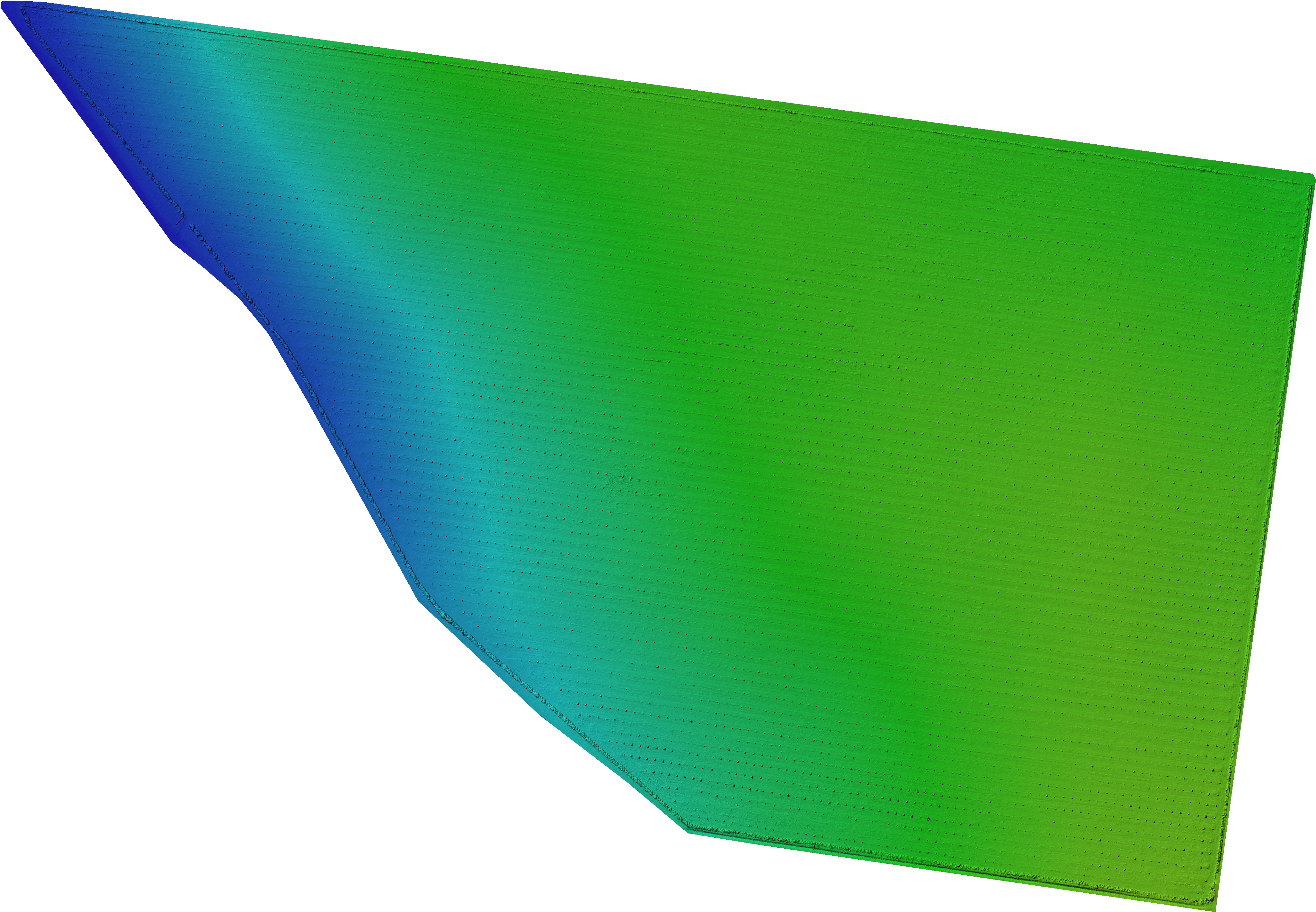 Parcelle Charles VII - MODELE NUMERIQUE DE TERRAIN 16ha